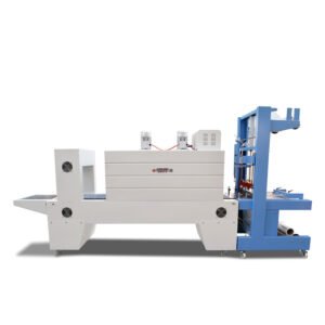 خط تغليف وختم بالانكماش الحراري أوتوماتيكي بنوماتيك (الموديل: FL-6040AF + BSE5040A)