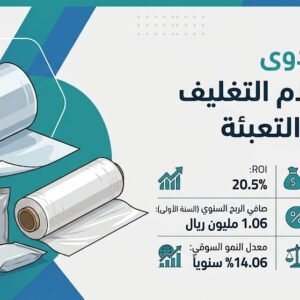 دراسة جدوى مصنع أفلام التغليف (Shrink/Stretch) وأكياس التعبئة