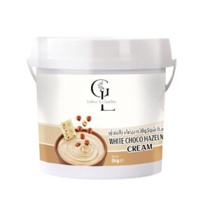 كريمة شوكولاته بيضاء بالبندق (White Choco Hazelnut Cream) - لؤلؤة الغربية