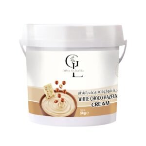كريمة شوكولاته بيضاء بالبندق (White Choco Hazelnut Cream) - لؤلؤة الغربية